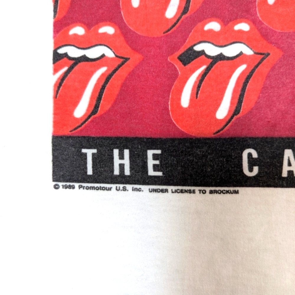 Vintage The Rolling Stones Concert Tee Steel Wheels the Canadian Tour 1989 - Picture 3 of 3